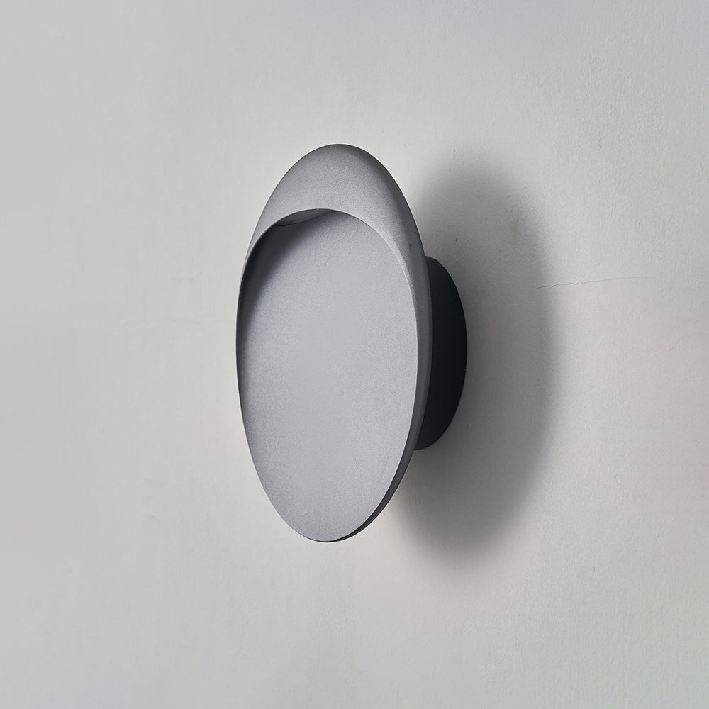Flindt lampada da parete tonda in alluminio