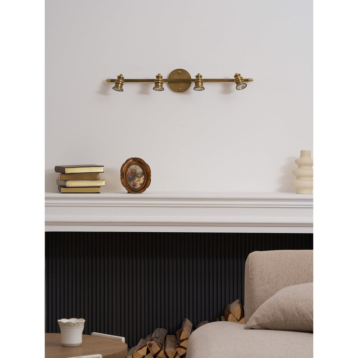 Corten applique in ottone