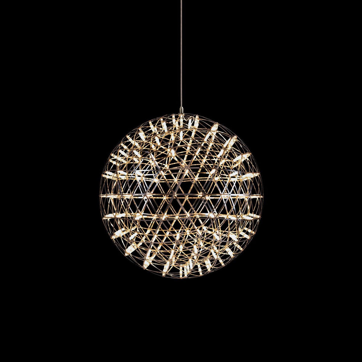 Sylvarin lampada a sospensione con sfera scintillante in oro