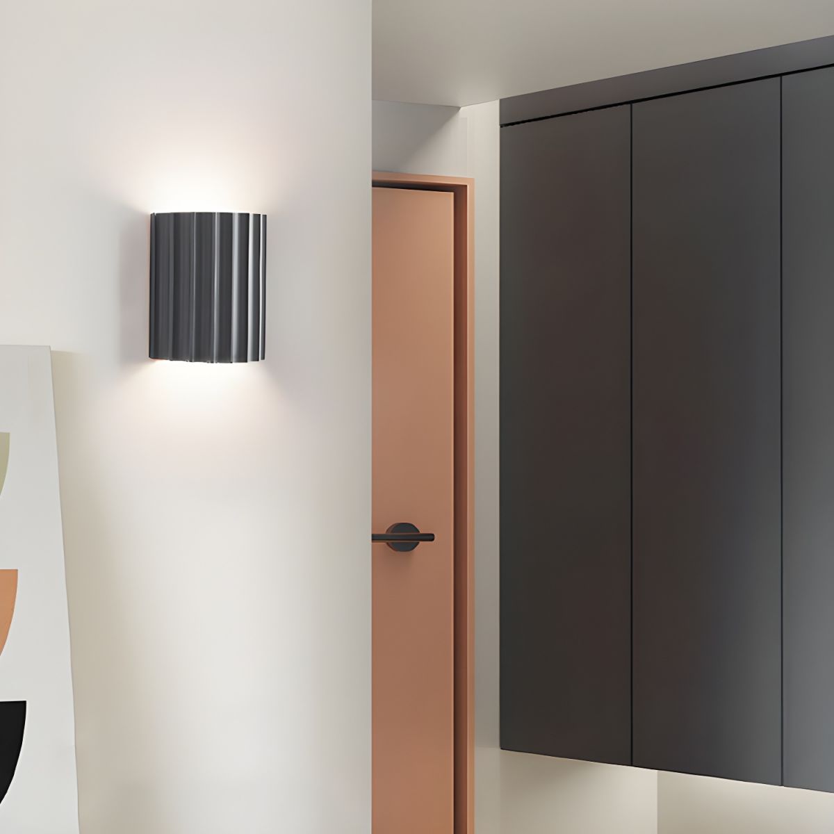 Ivvinen lampada da parete in resina con motivo nordico art a rilievo