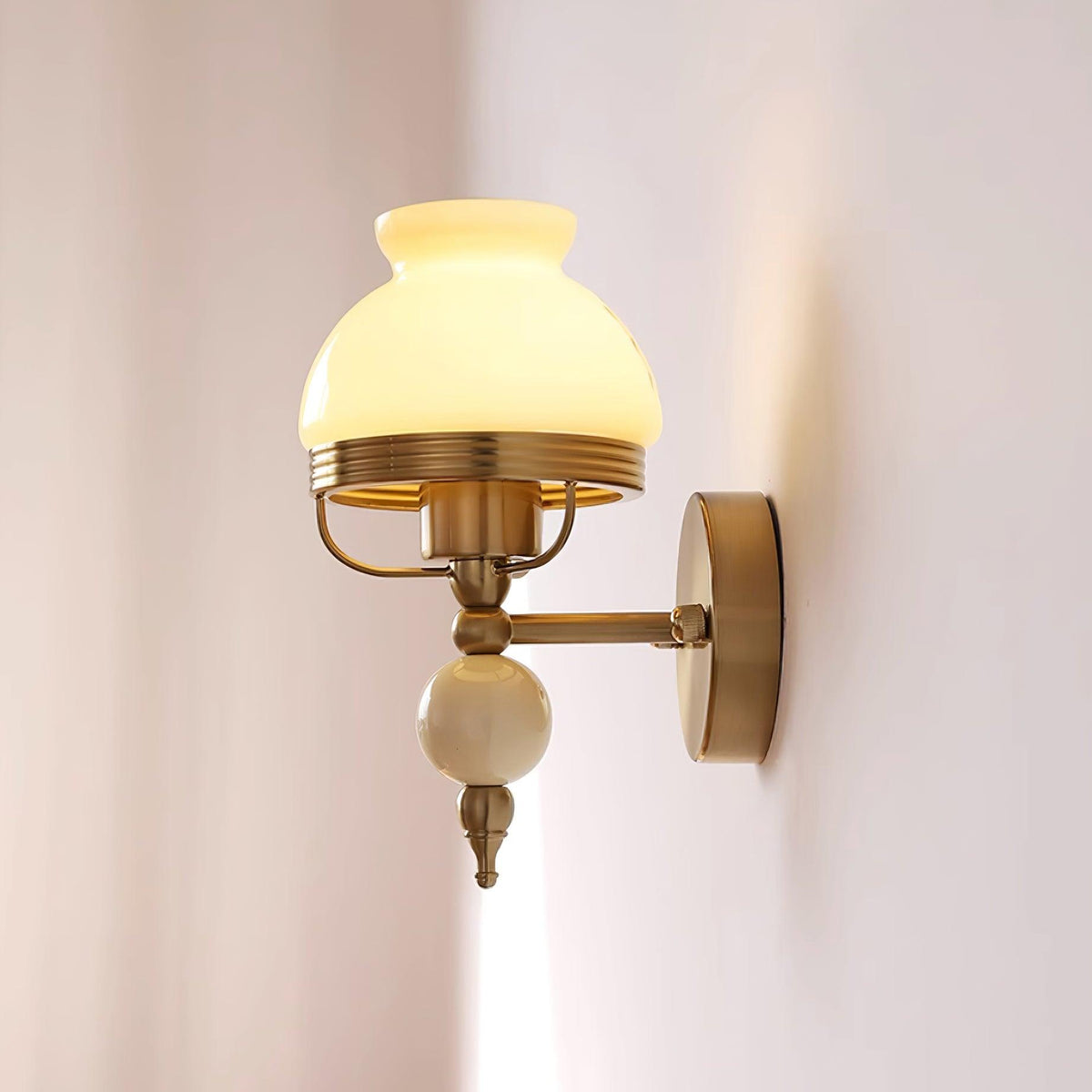 Evia lampada da parete in vetro per camera da letto o Corridoio Retro