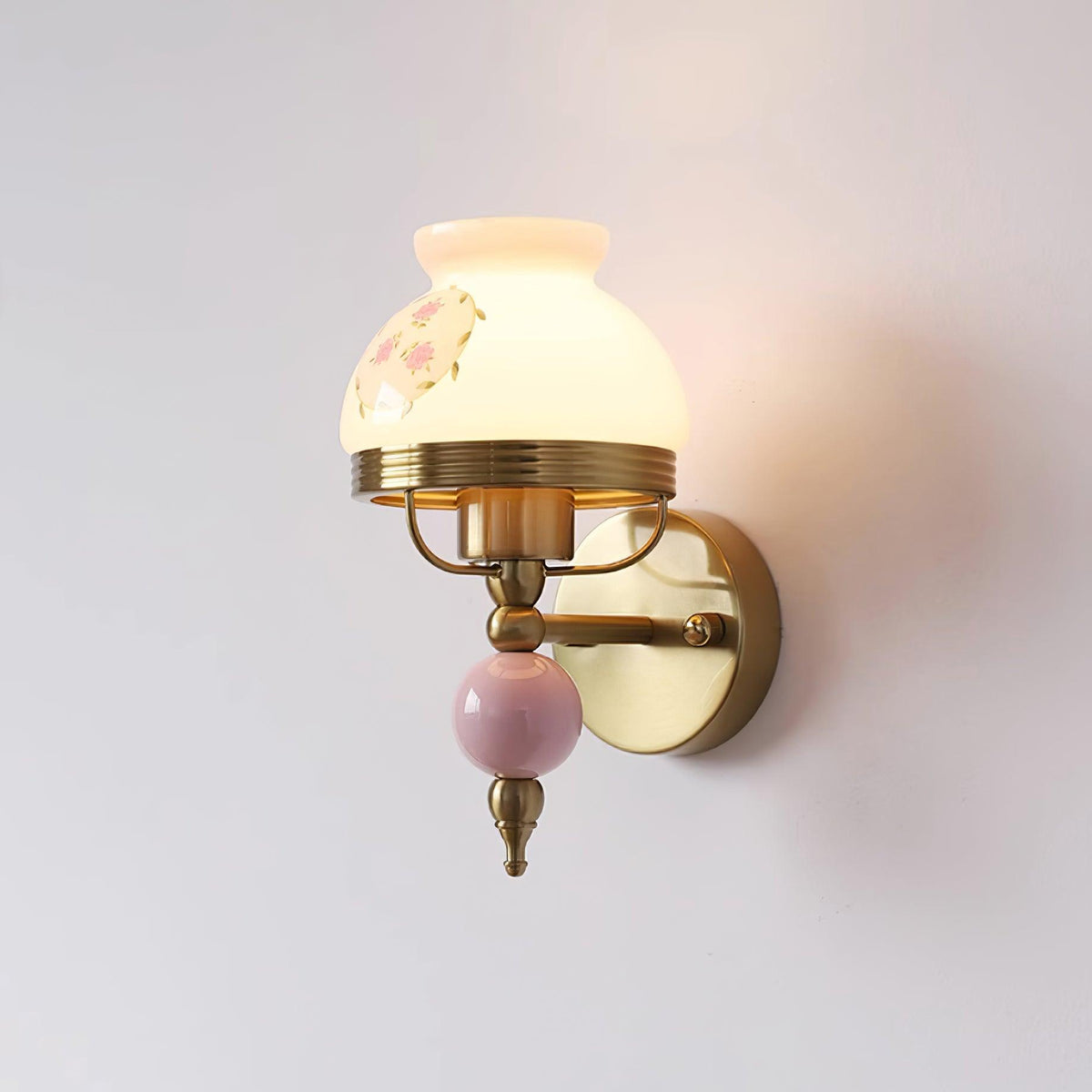 Evia lampada da parete in vetro per camera da letto o Corridoio Retro