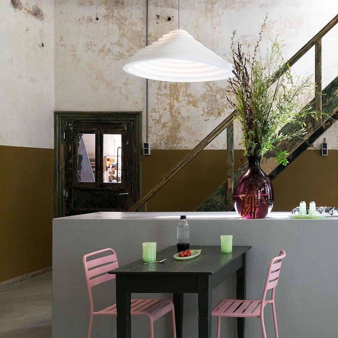 Lisken lampada a sospensione in resina Nordic Art Field