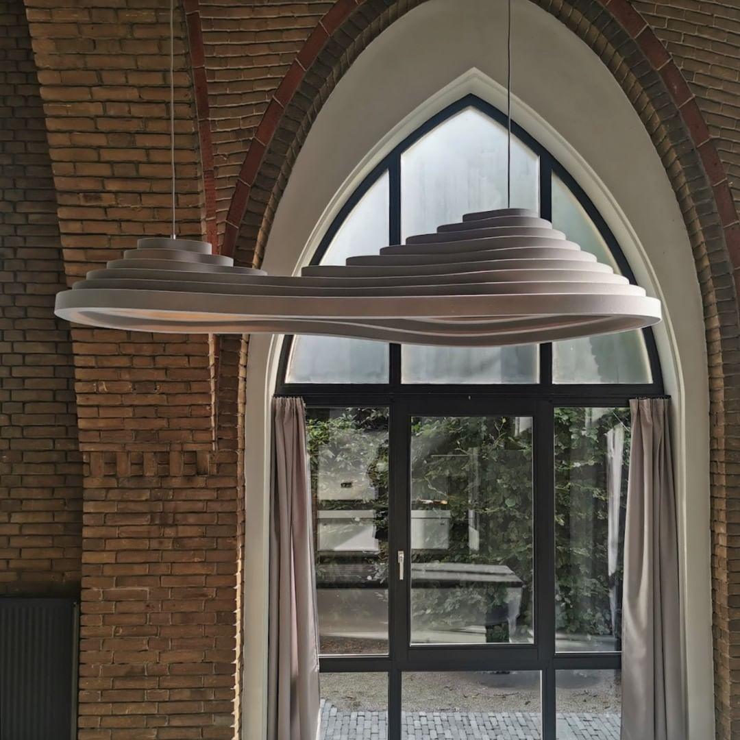 Lisken lampada a sospensione in resina Nordic Art Field
