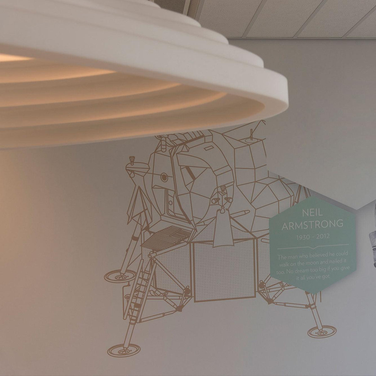 Lisken lampada a sospensione in resina Nordic Art Field