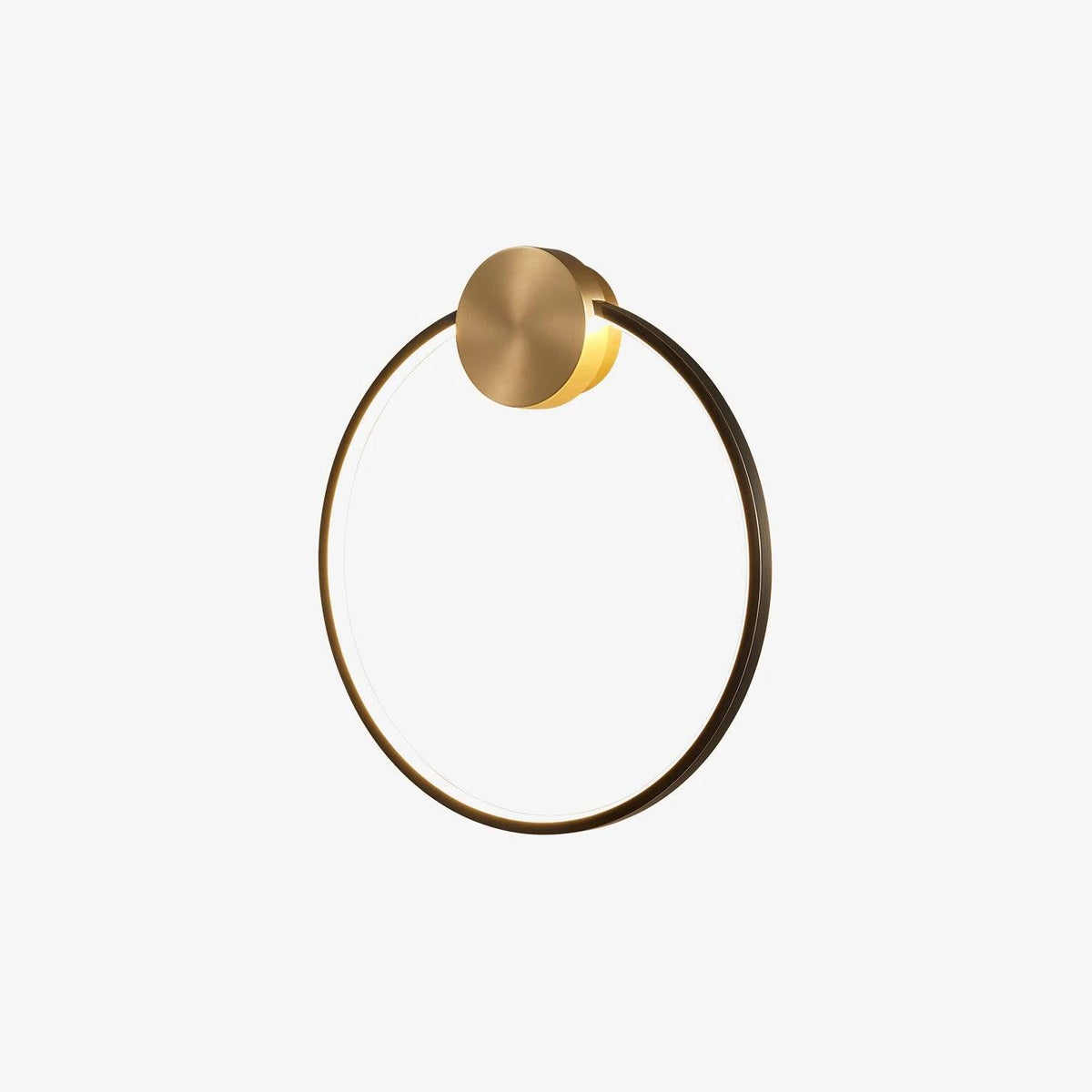 Oriaenne lampada da parete minimalista a Forma di Anello LED in ottone in metallo moderno