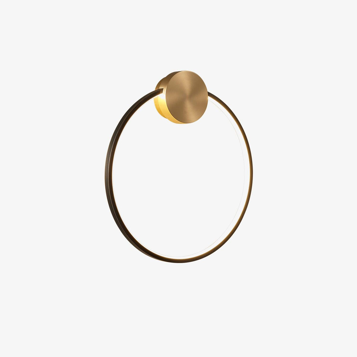 Oriaenne lampada da parete minimalista a Forma di Anello LED in ottone in metallo moderno