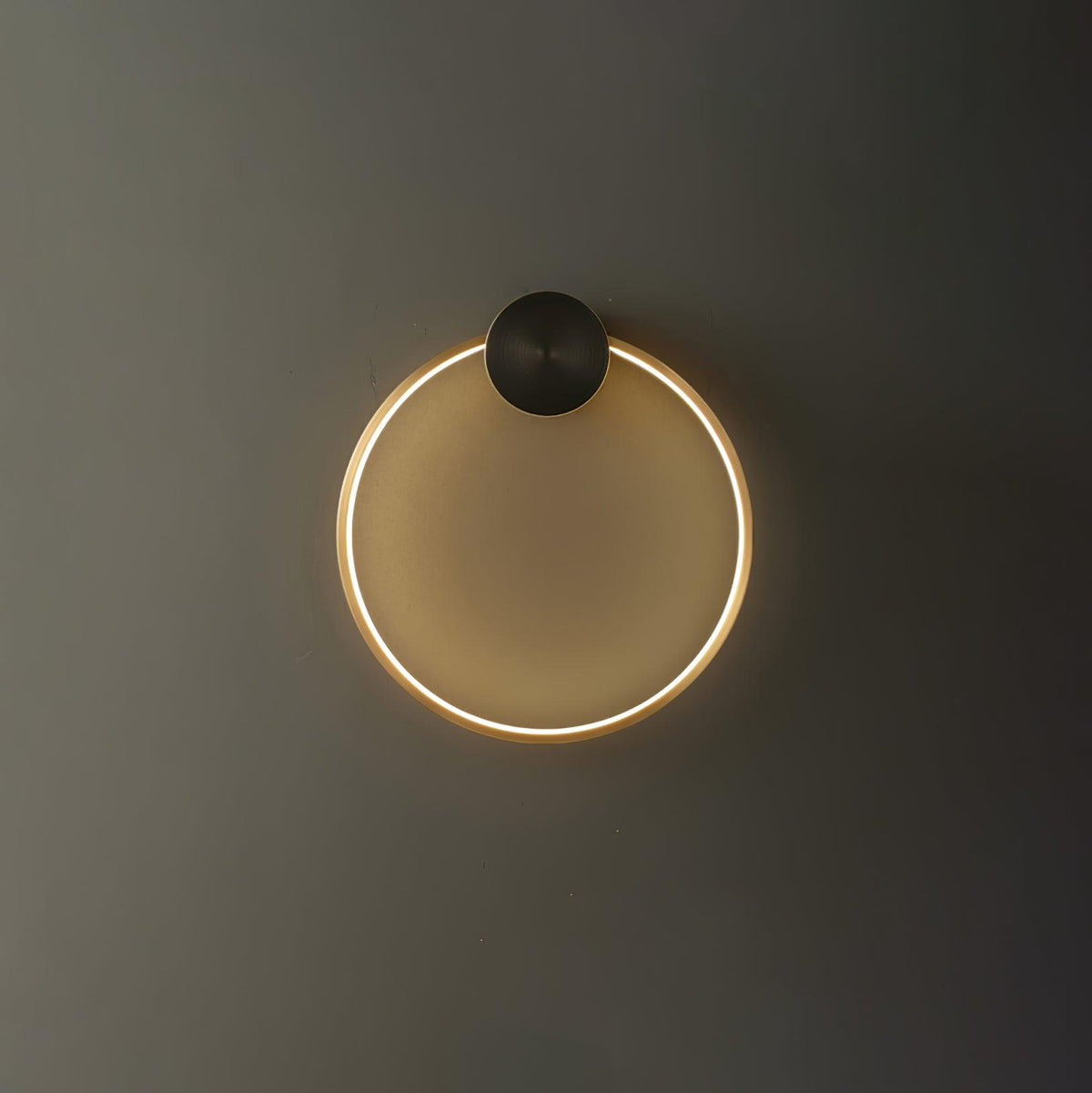 Oriaenne lampada da parete minimalista a Forma di Anello LED in ottone in metallo moderno
