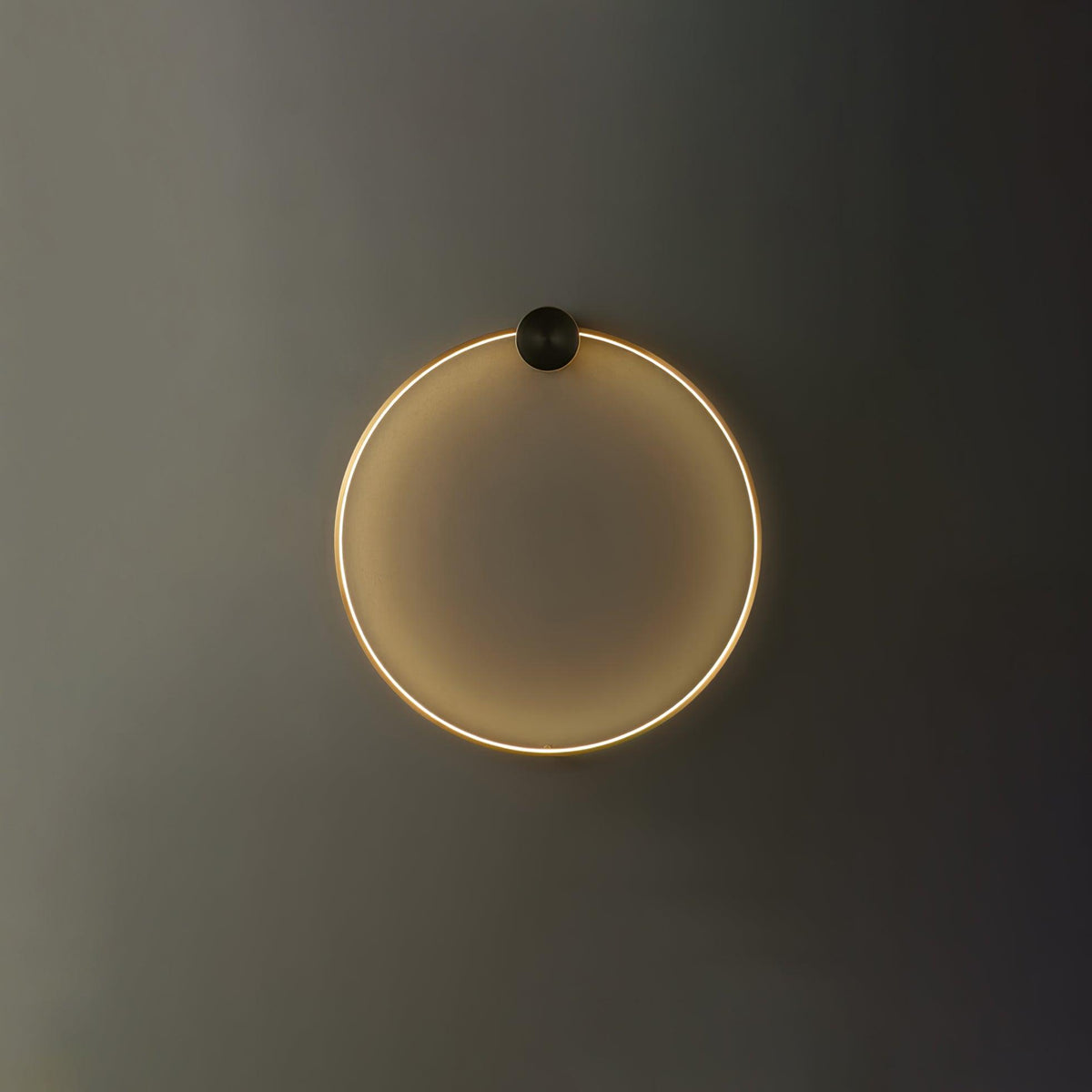 Oriaenne lampada da parete minimalista a Forma di Anello LED in ottone in metallo moderno