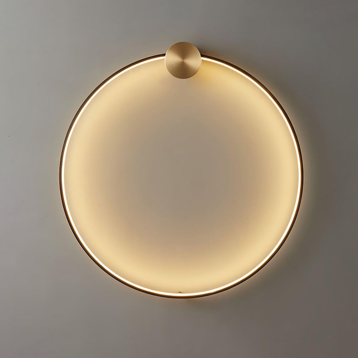 Oriaenne lampada da parete minimalista a Forma di Anello LED in ottone in metallo moderno