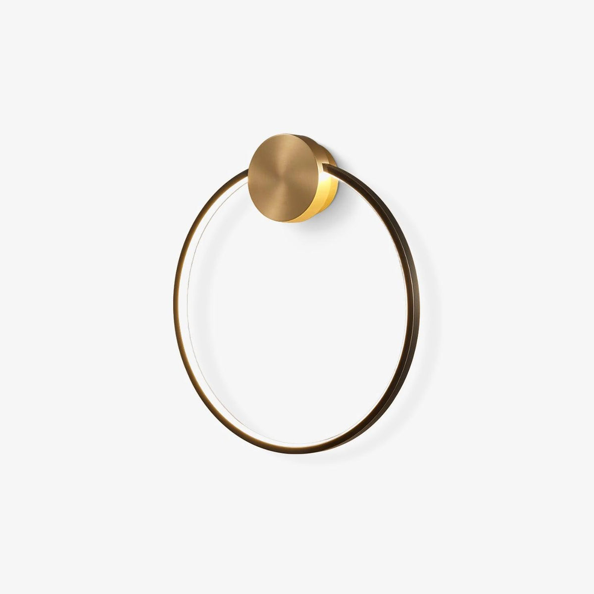 Oriaenne lampada da parete minimalista a Forma di Anello LED in ottone in metallo moderno