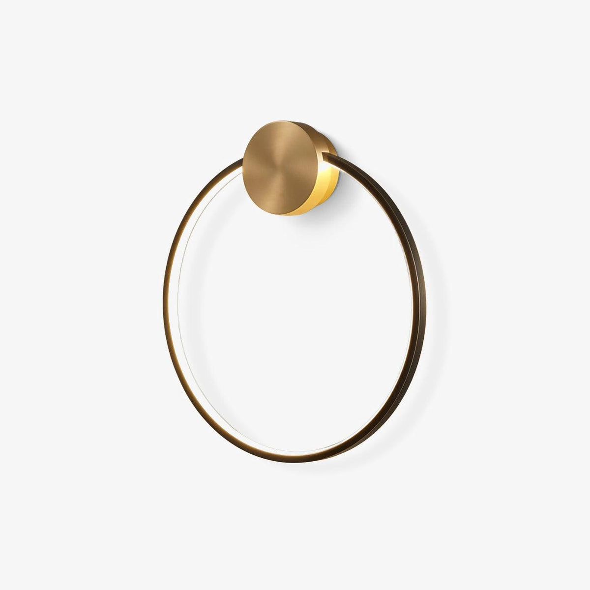 Oriaenne lampada da parete minimalista a Forma di Anello LED in ottone in metallo moderno