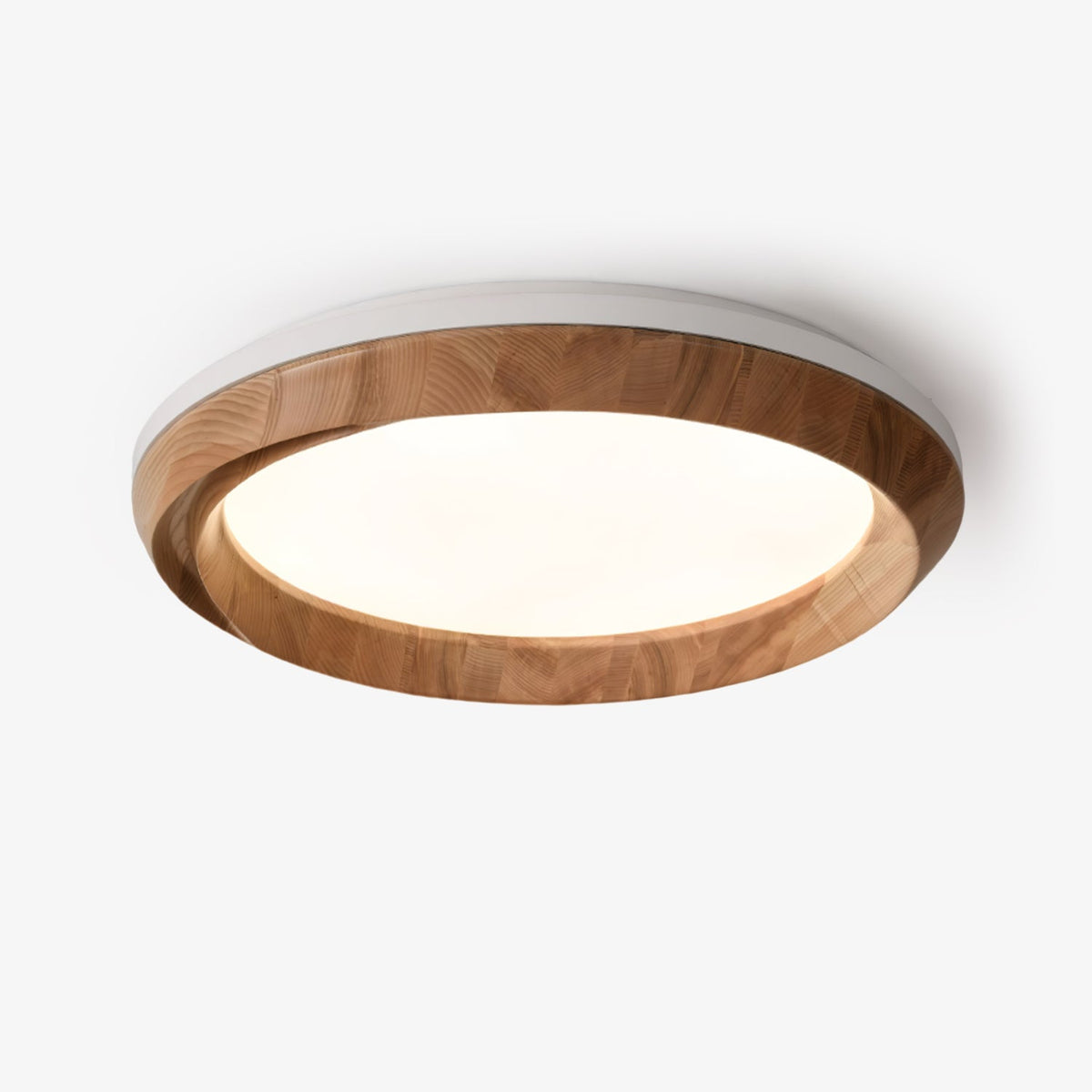Aurdoreth lampada da soffitto moderna minimalista in legno effetto onde