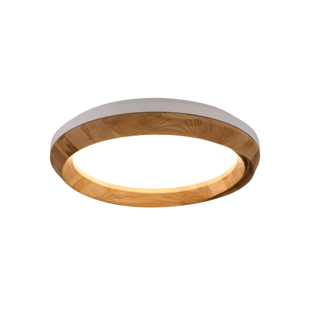 Aurdoreth lampada da soffitto moderna minimalista in legno effetto onde