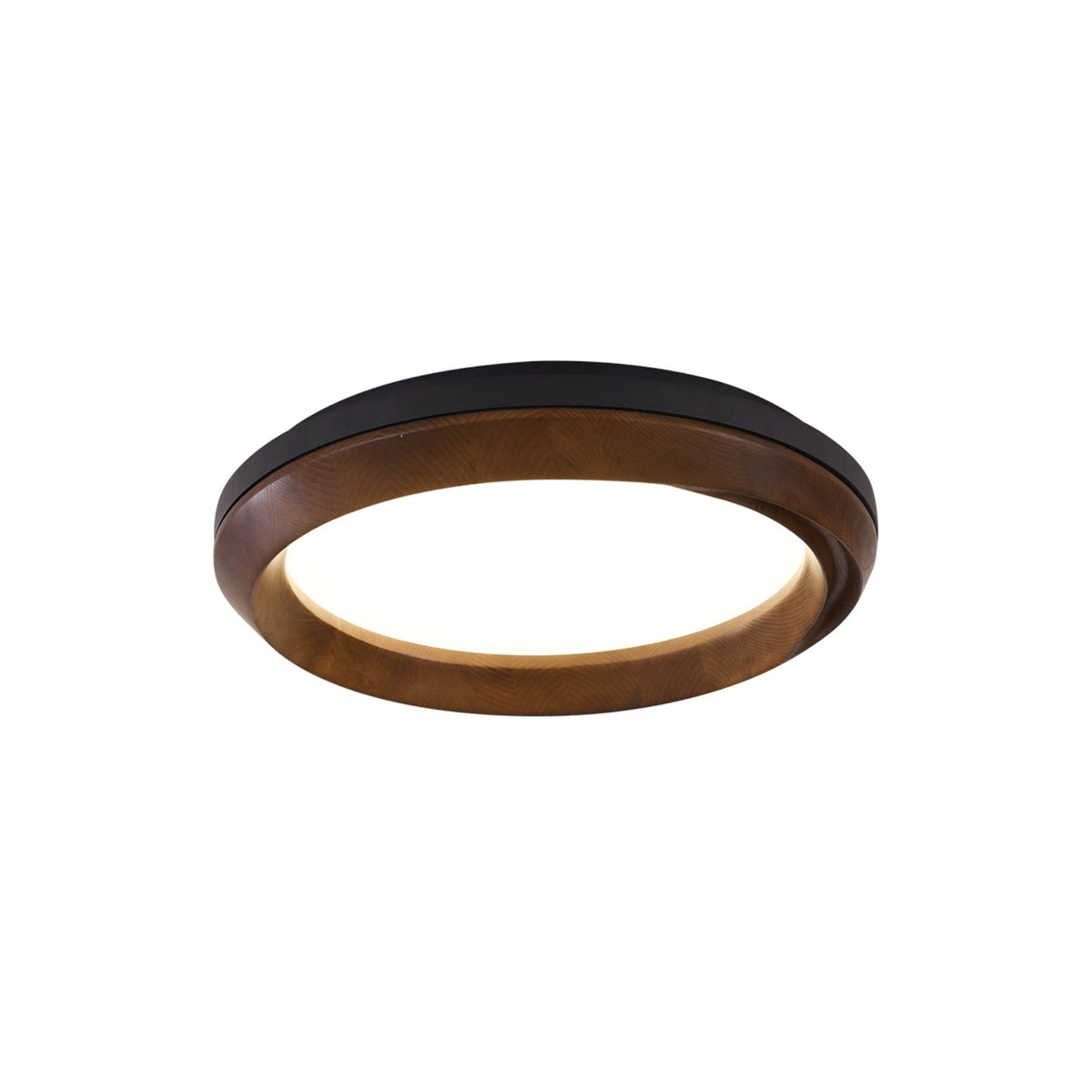 Aurdoreth lampada da soffitto moderna minimalista in legno effetto onde