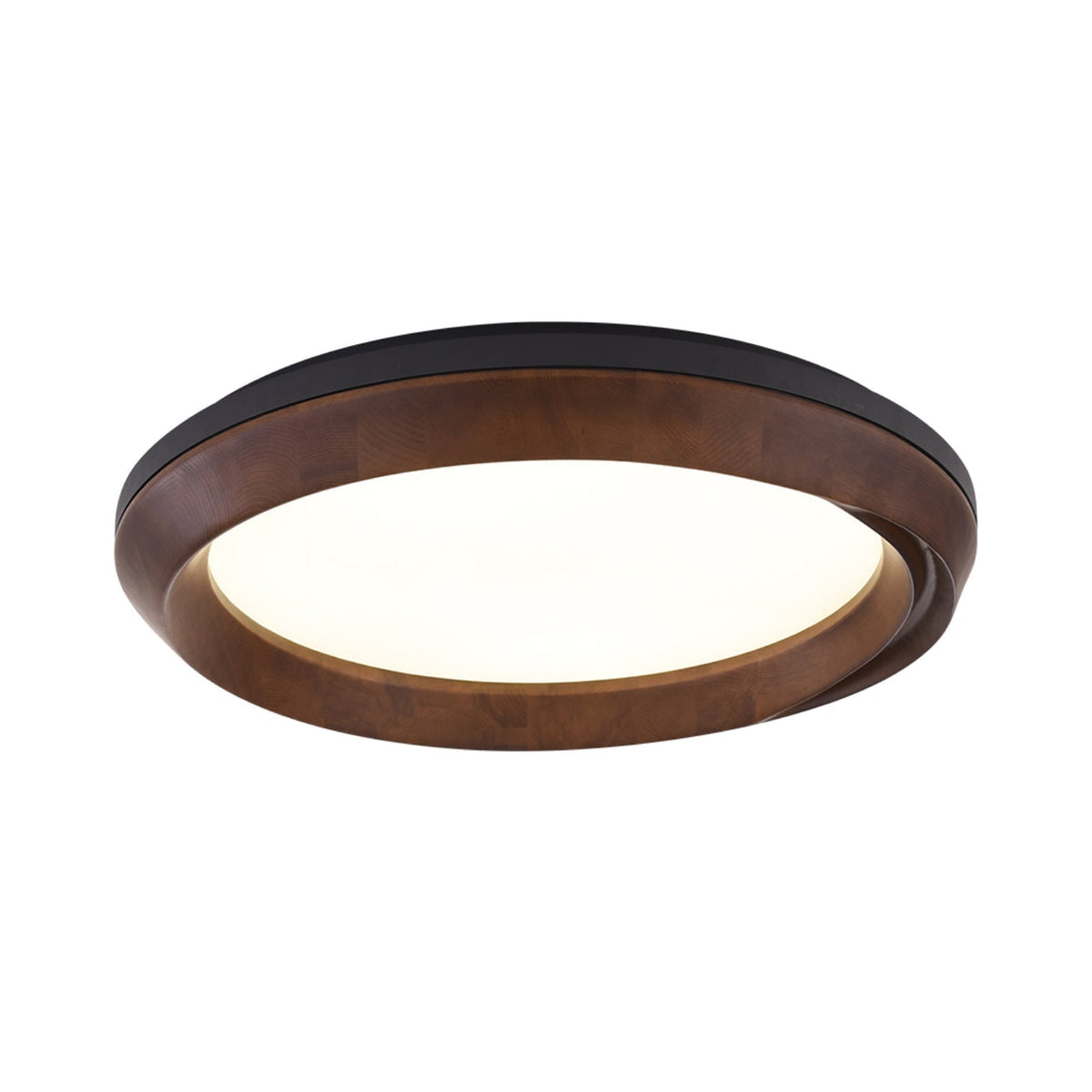 Aurdoreth lampada da soffitto moderna minimalista in legno effetto onde