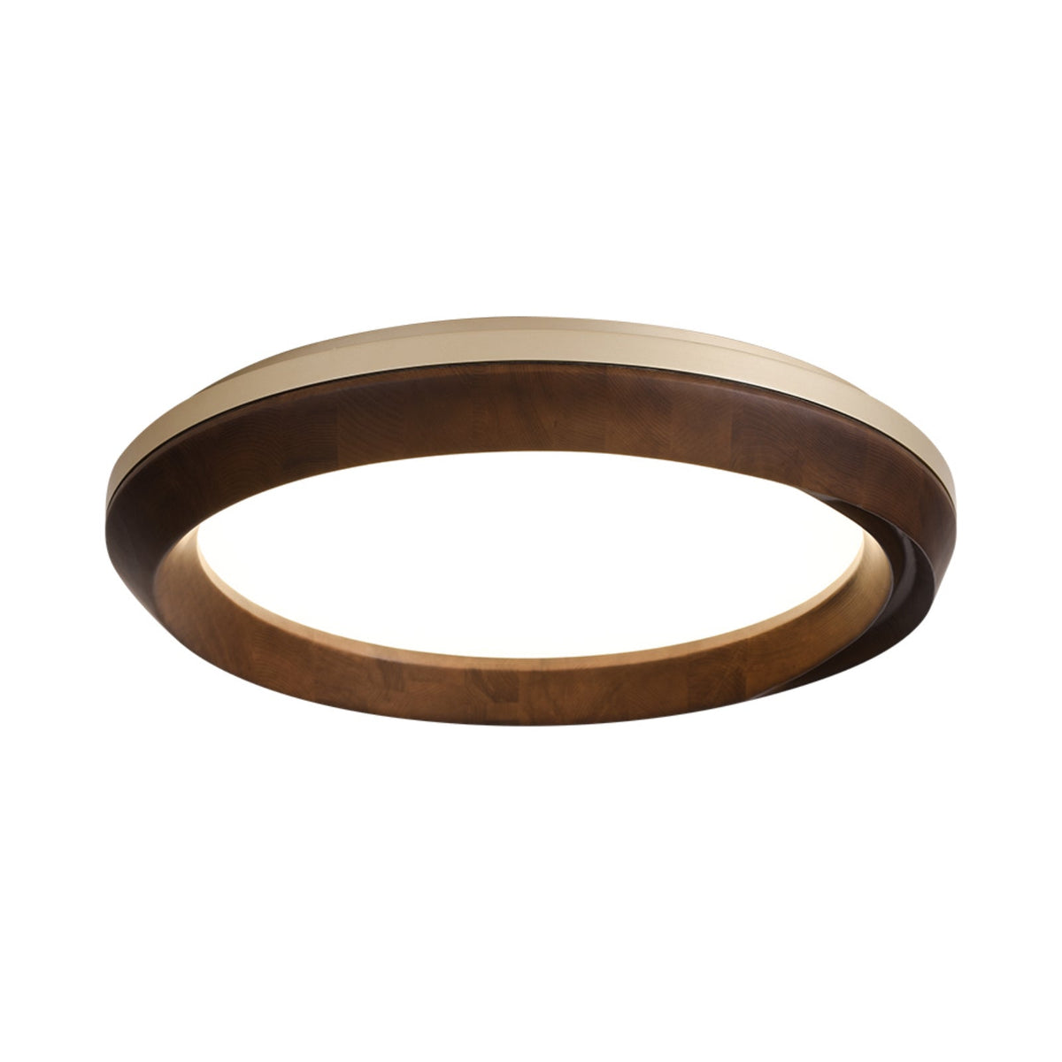 Aurdoreth lampada da soffitto moderna minimalista in legno effetto onde