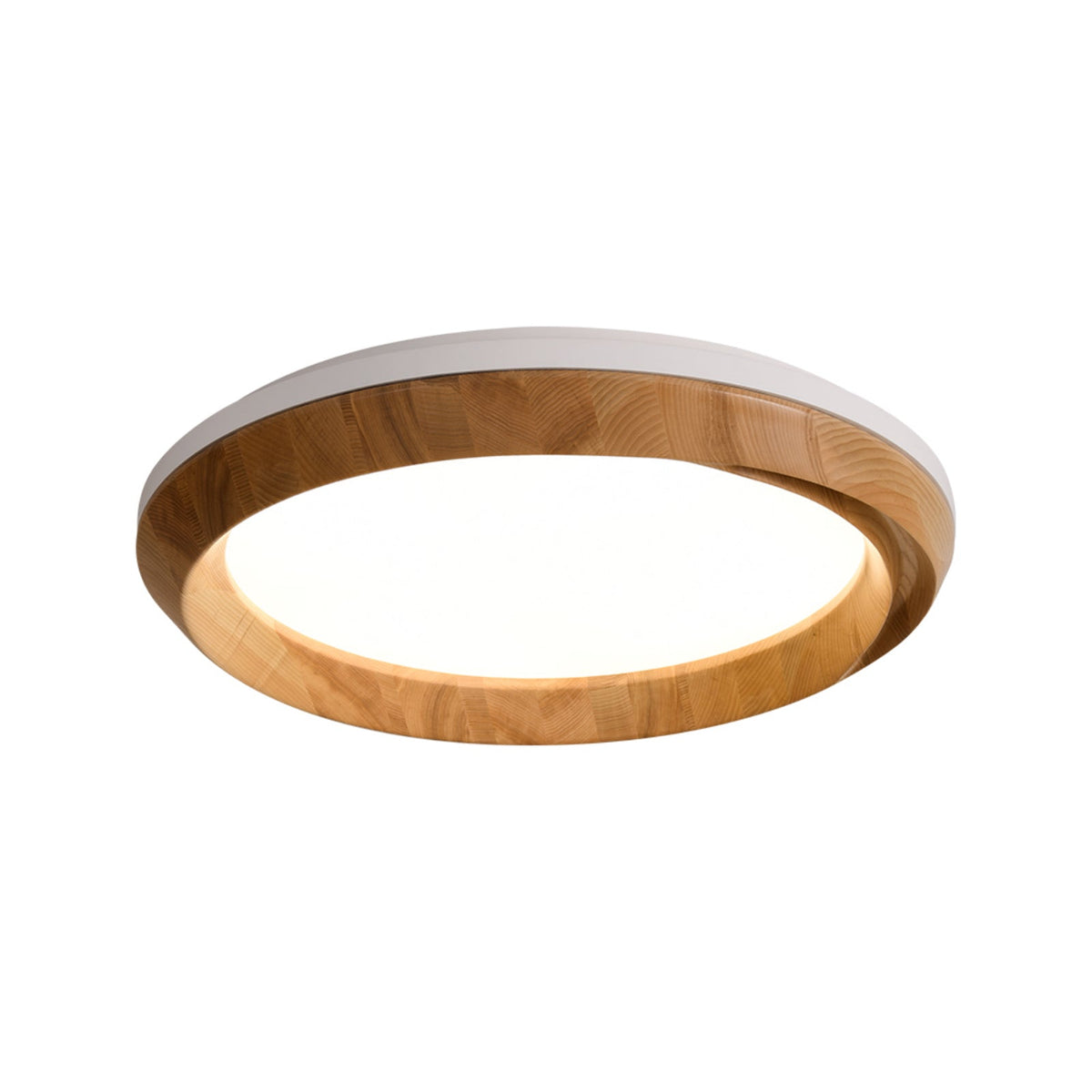 Aurdoreth lampada da soffitto moderna minimalista in legno effetto onde
