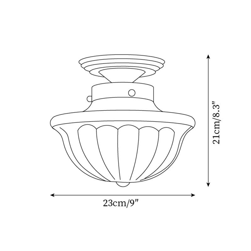 Evola lampada da soffitto