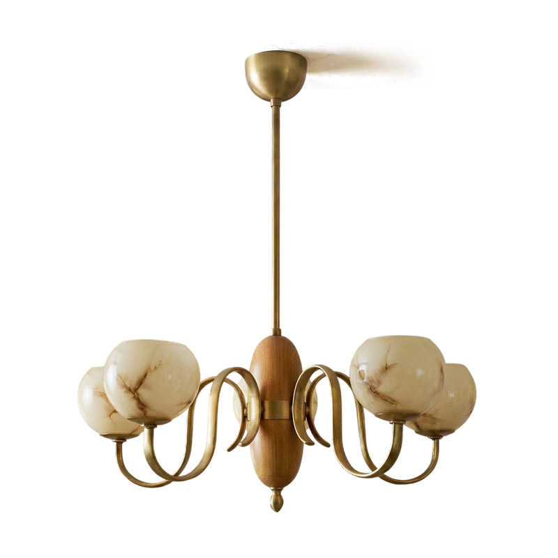 Eirenira lampadario in vetro