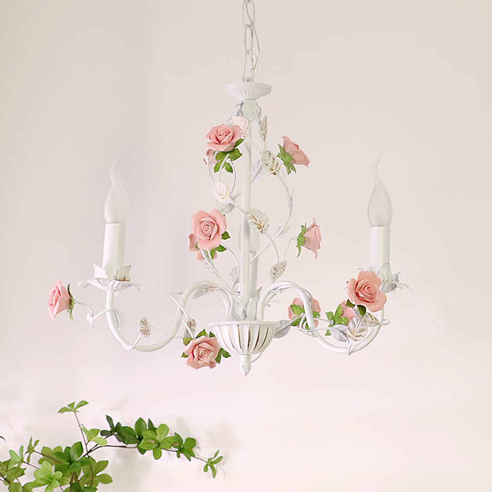 Lysa lampadario vintage bianco