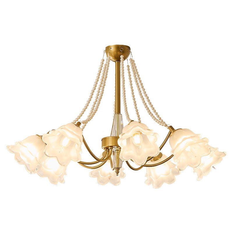 Allirila lampadario Eleganza vintage Bloom Perle vetro