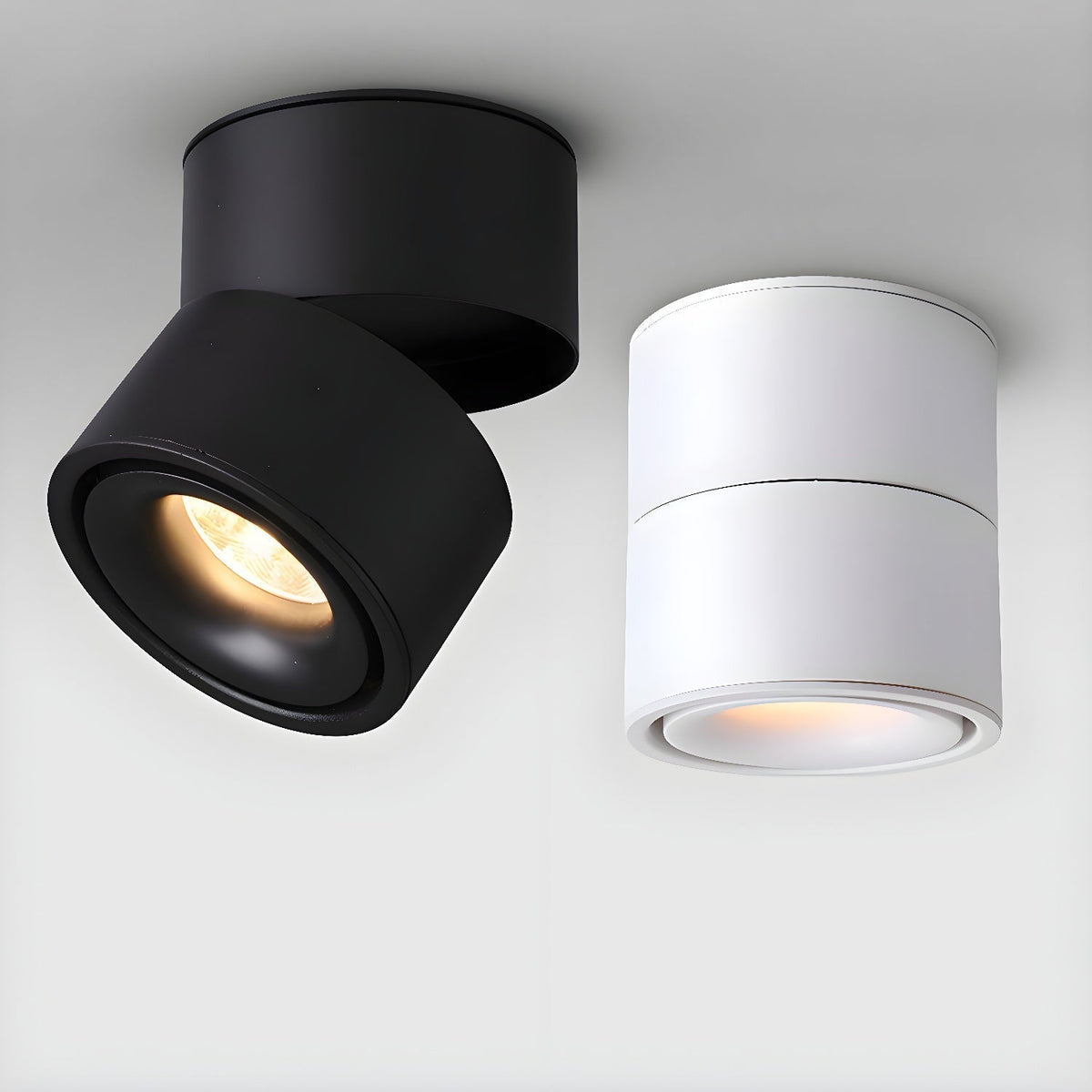 Kixor lampada da soffitto alluminio spot rotabile minimalista