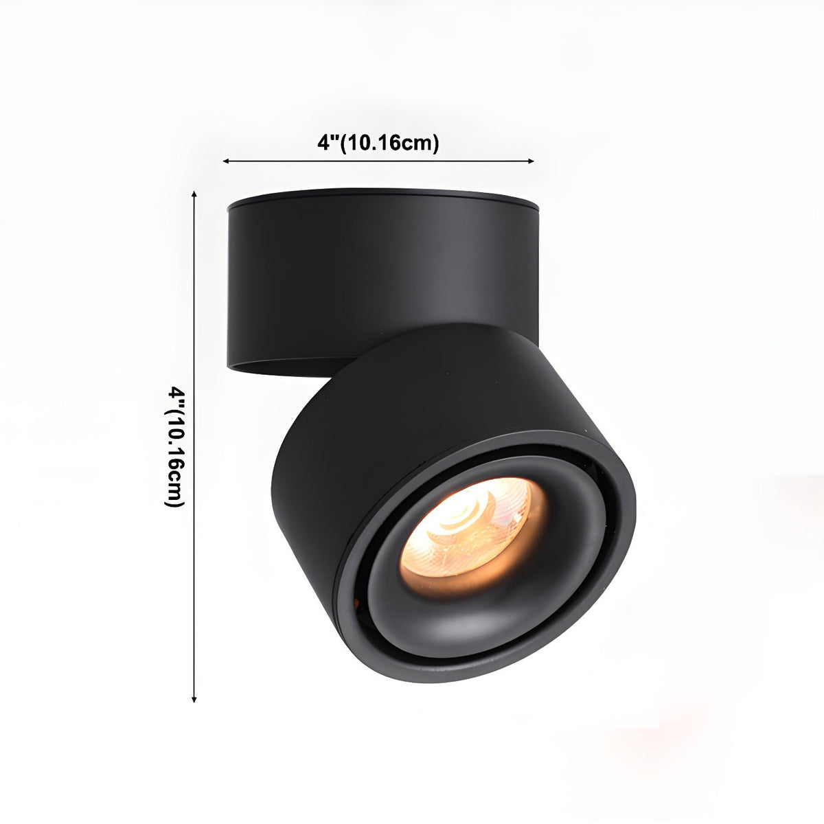 Kixor lampada da soffitto alluminio spot rotabile minimalista