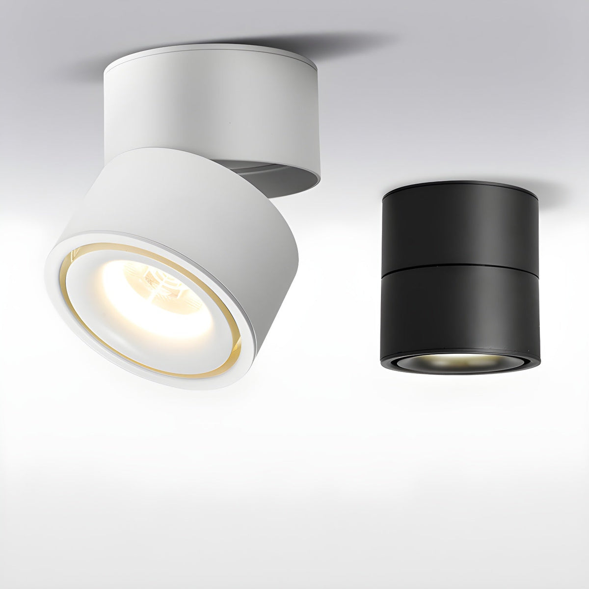 Kixor lampada da soffitto alluminio spot rotabile minimalista
