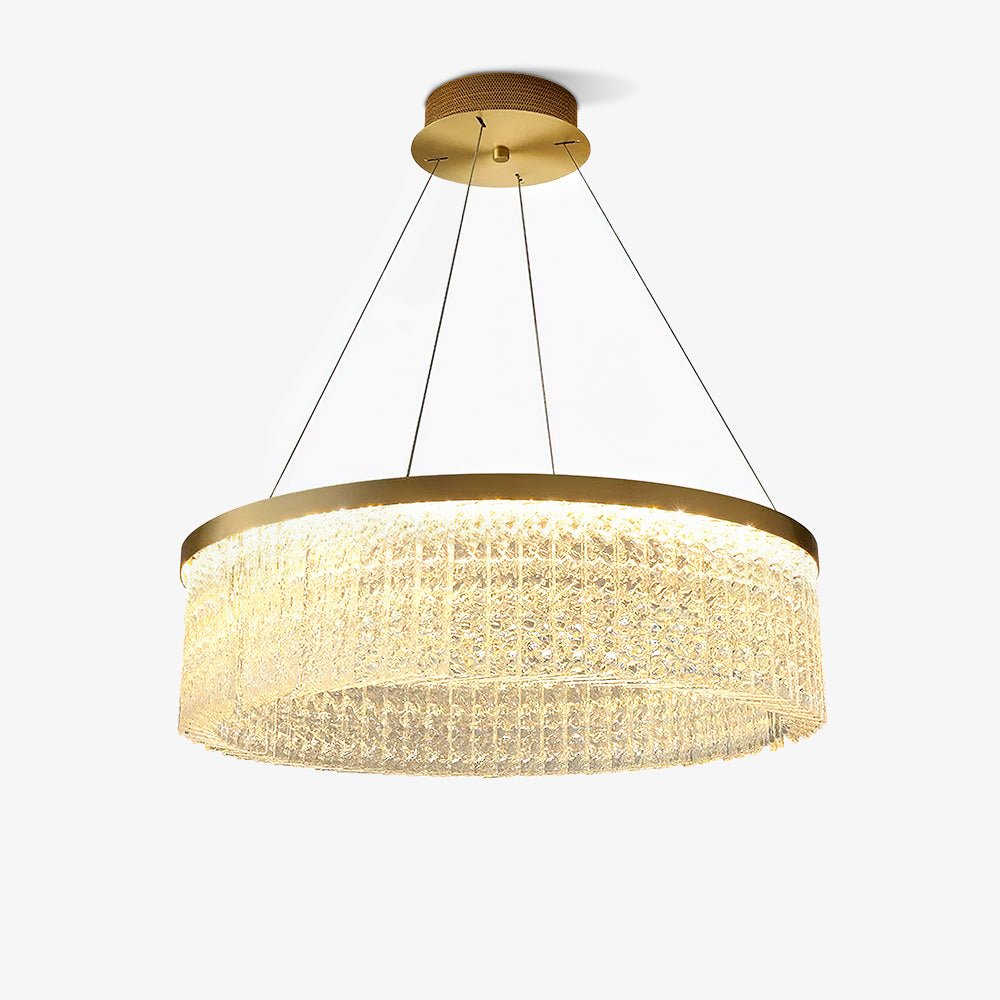 Seluira lampadario Round Halo Crystal