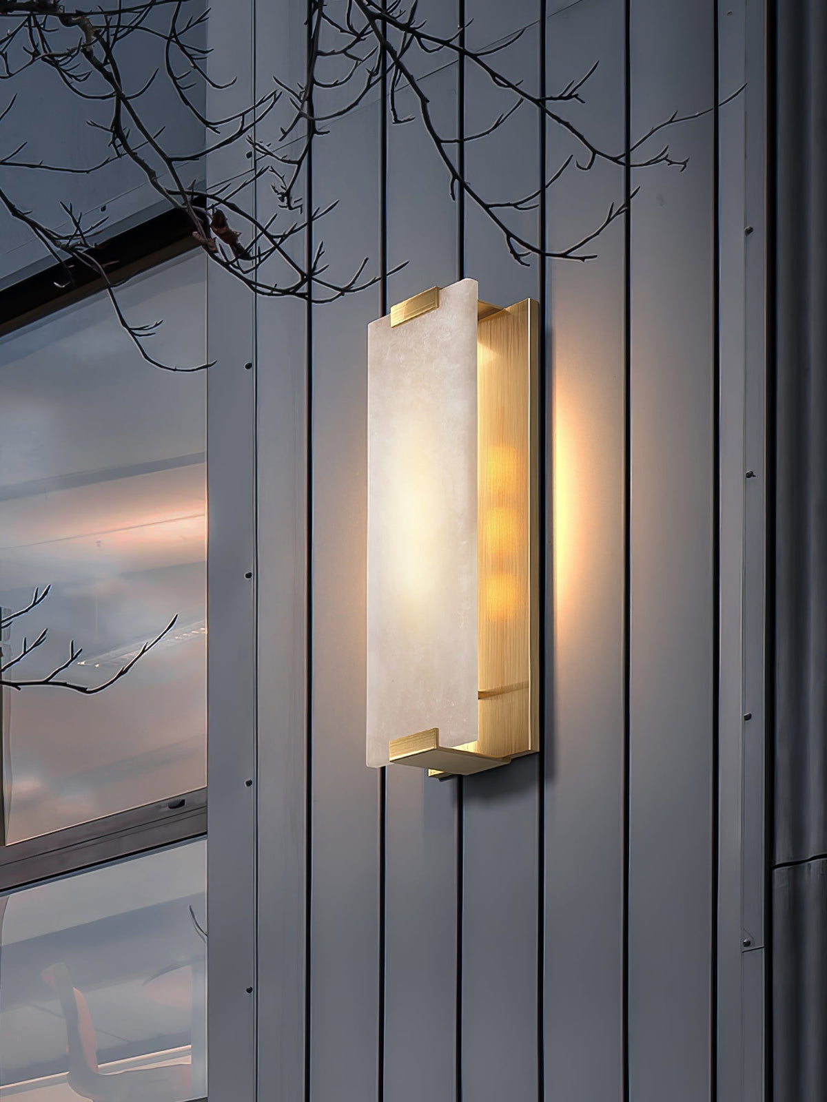 Velen lampada da parete alabastro Pannello luce Retroilluminata