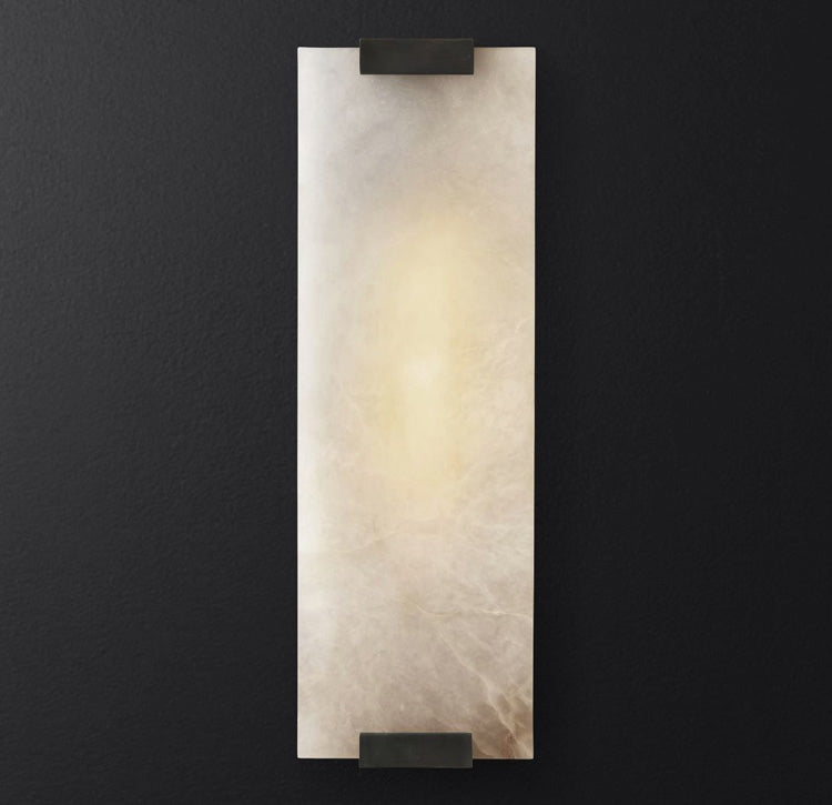 Velen lampada da parete alabastro Pannello luce Retroilluminata