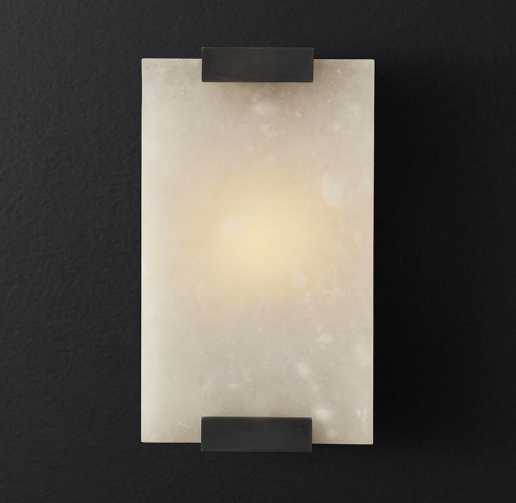 Velen lampada da parete alabastro Pannello luce Retroilluminata