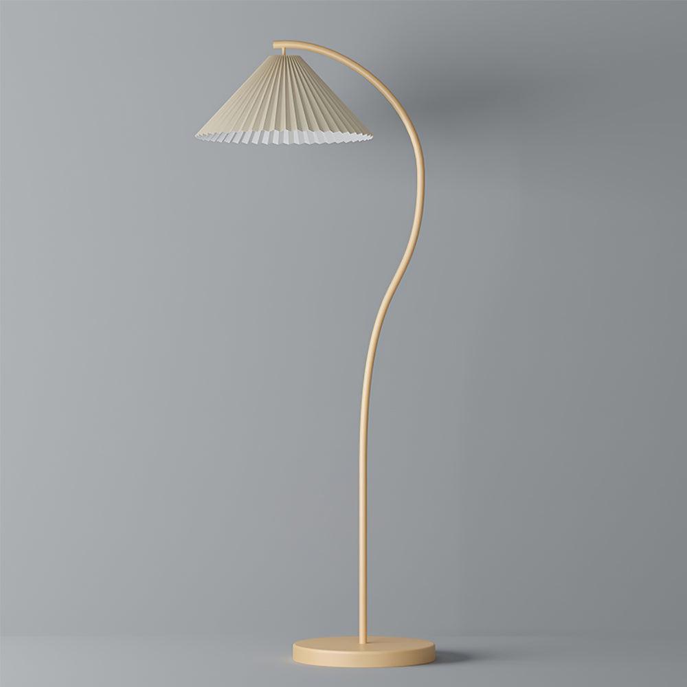 Mytalil lampada da terra moderna in tessuto Curvo