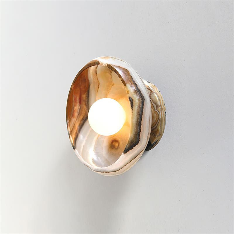 Onvix Natural Onyx lampada da parete
