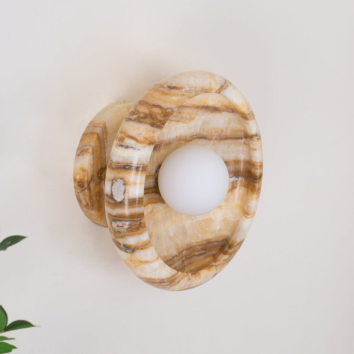 Onvix Natural Onyx lampada da parete
