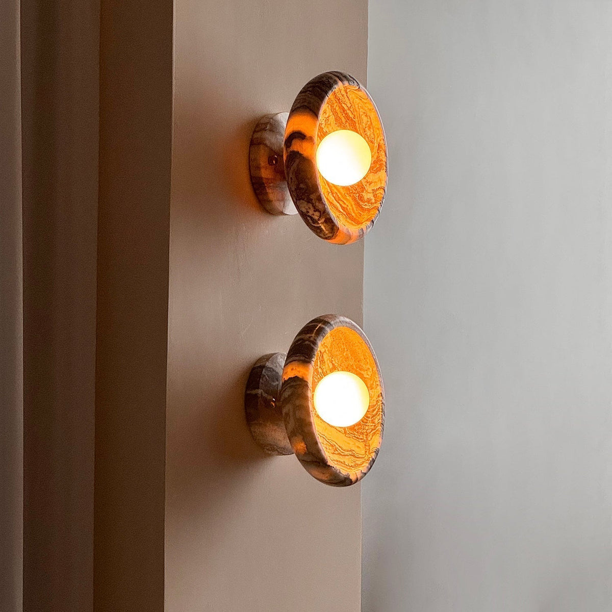 Onvix Natural Onyx lampada da parete