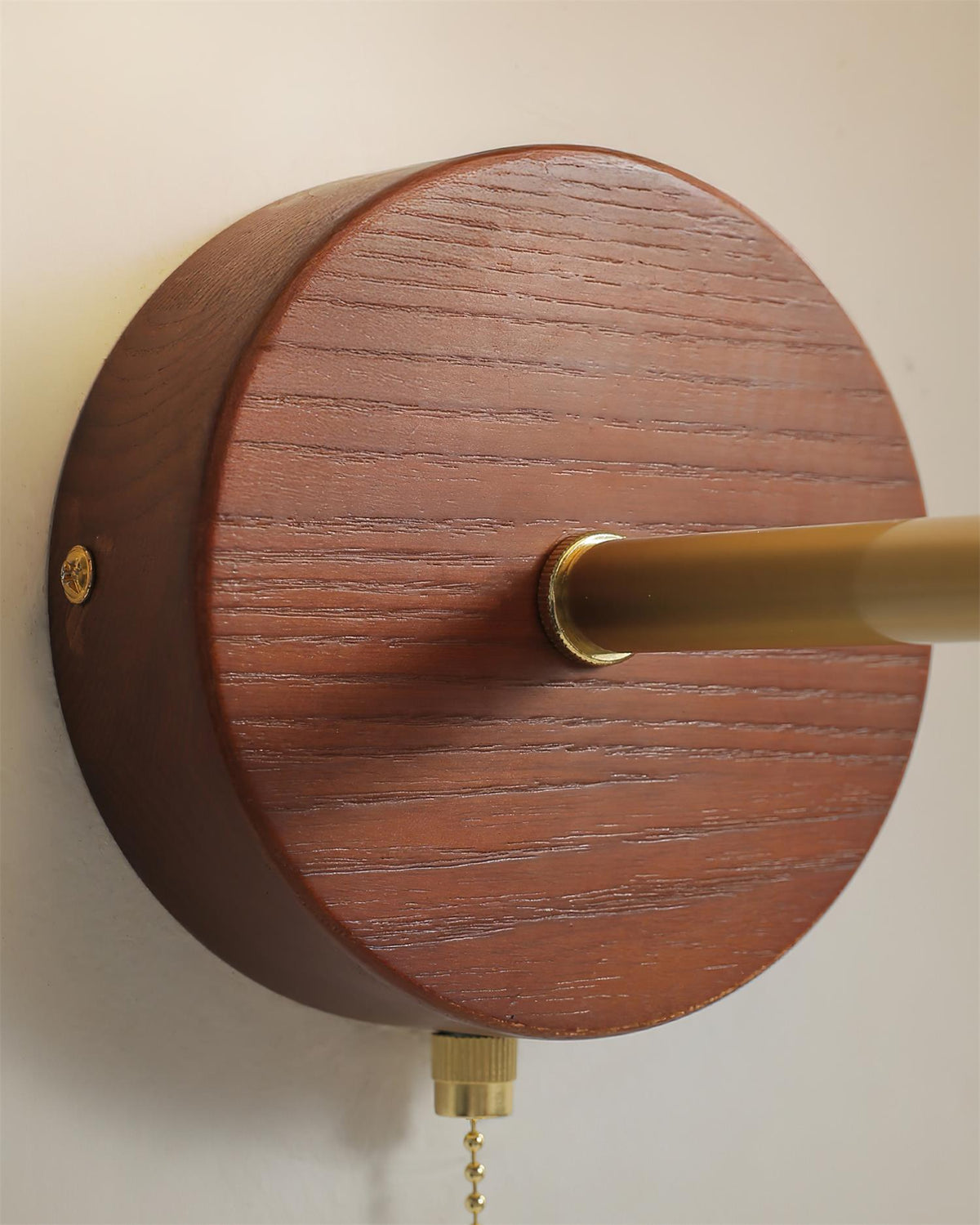 Applique Applicazione in legno noce