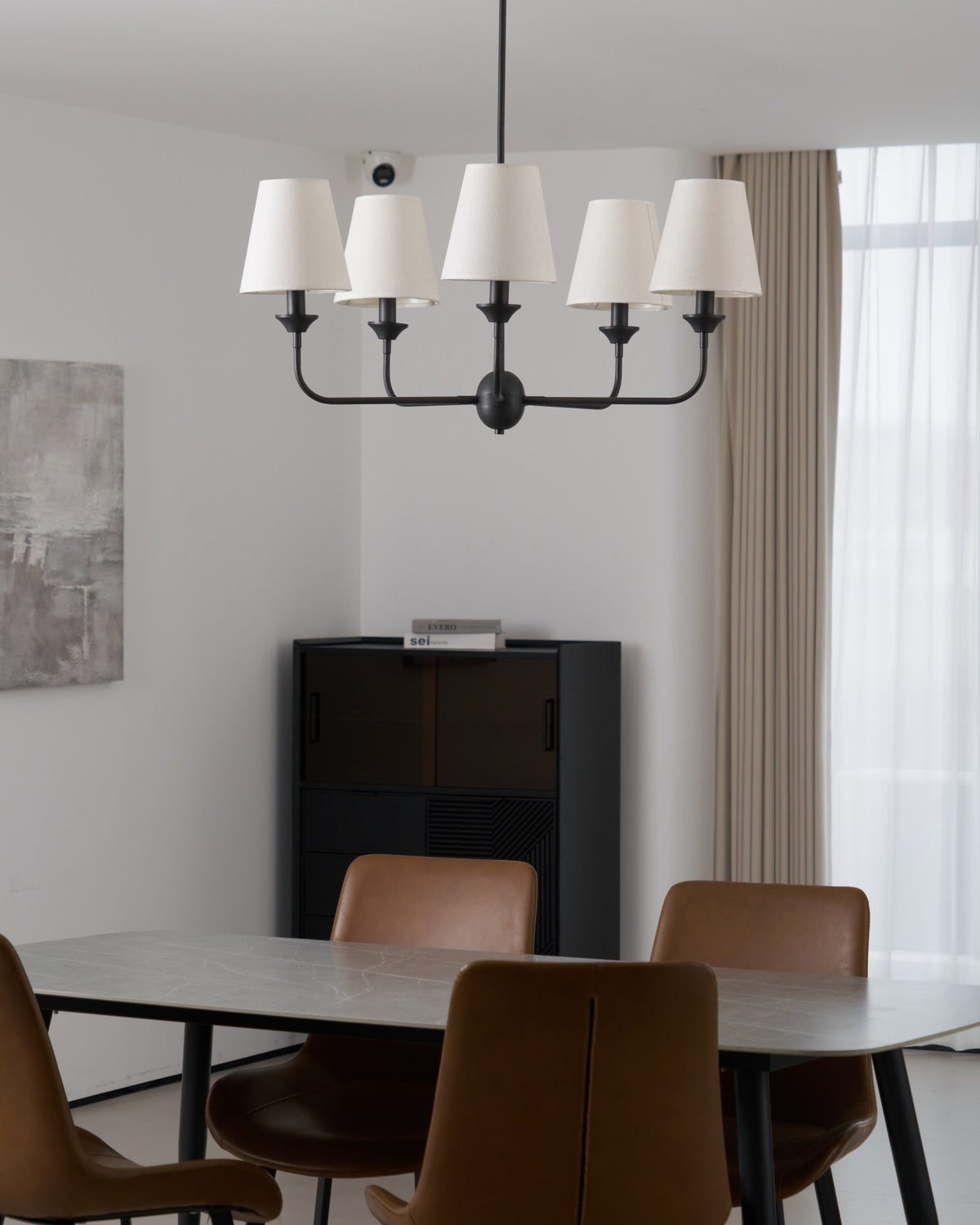 Zesorel lampadario vintage industriale in tessuto