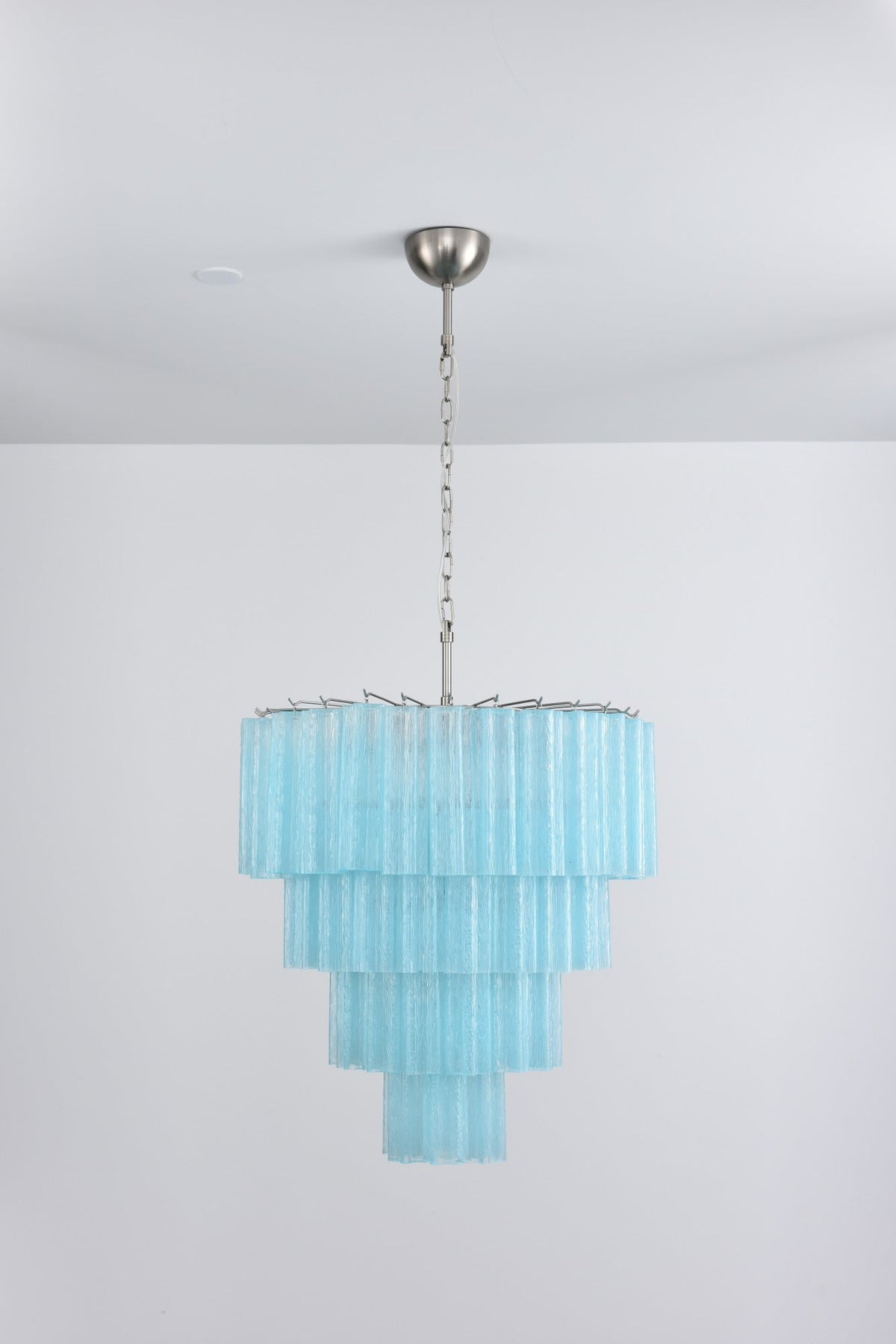 Velanora lampadario a Cascata in vetro Stratificato elegante vintage