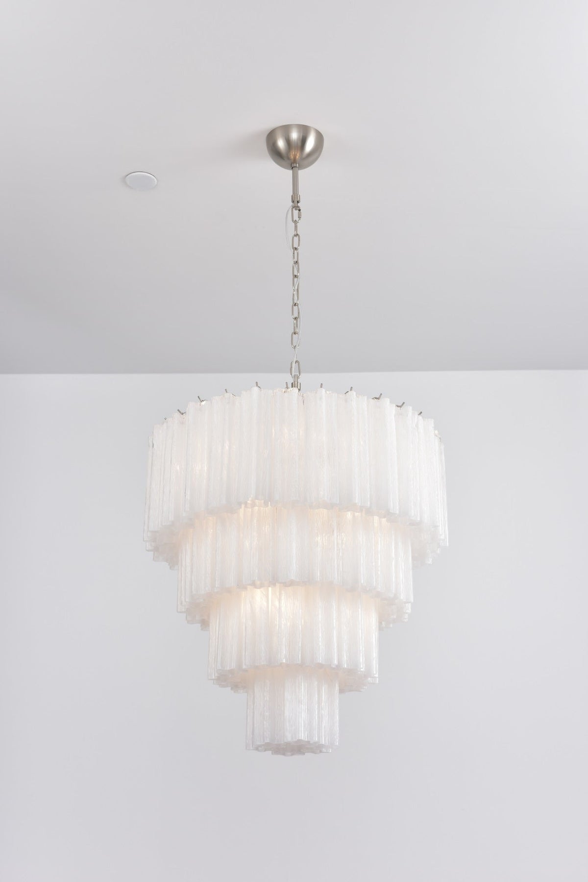 Velanora lampadario a Cascata in vetro Stratificato elegante vintage