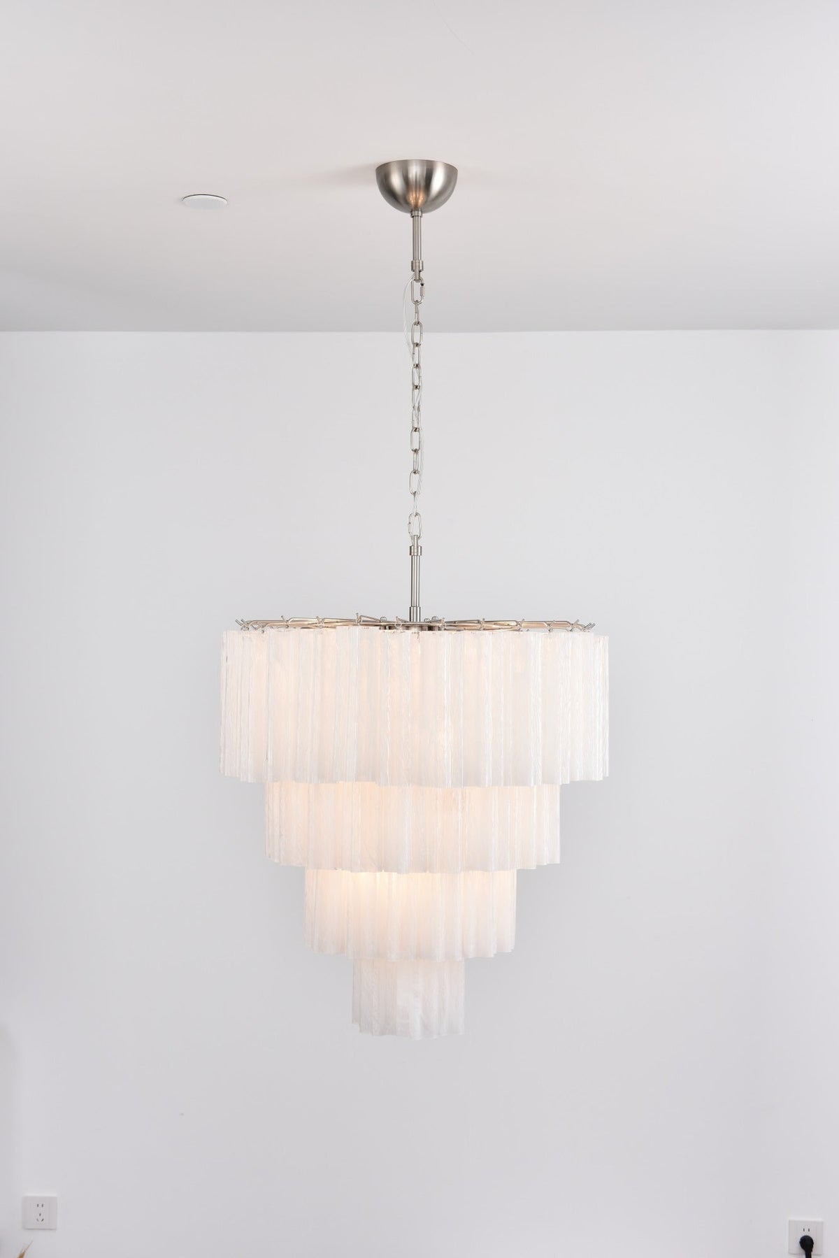 Velanora lampadario a Cascata in vetro Stratificato elegante vintage