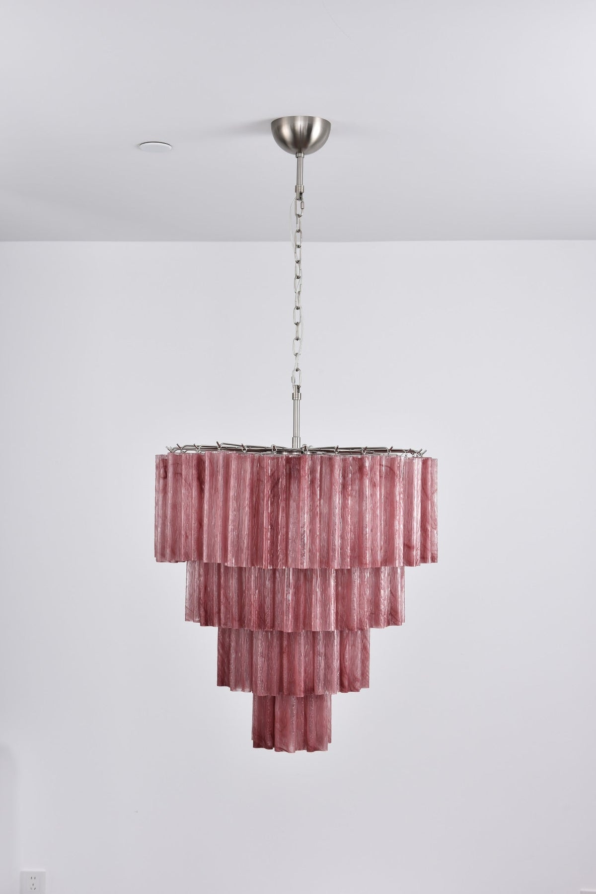 Velanora lampadario a Cascata in vetro Stratificato elegante vintage