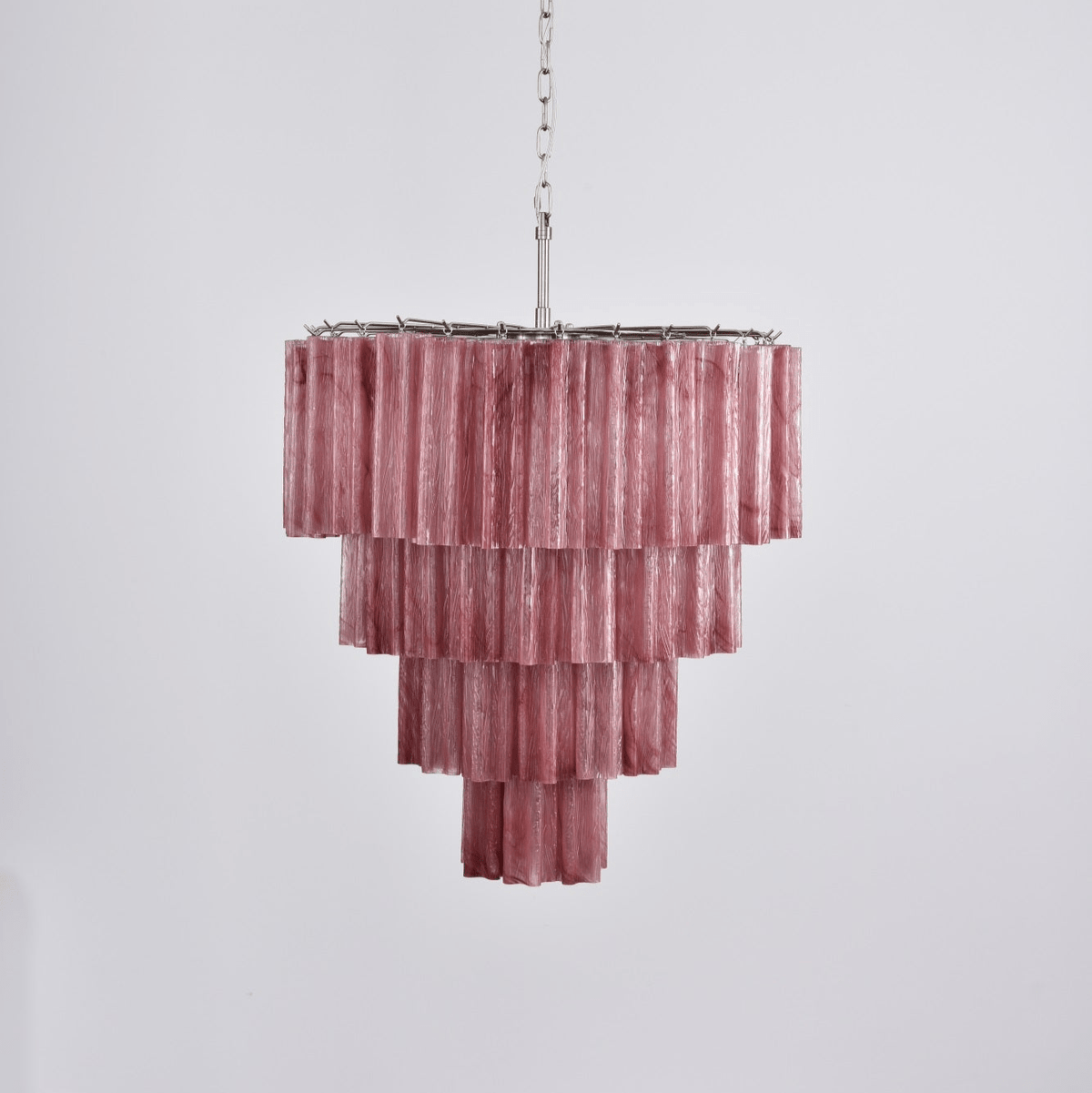 Velanora lampadario a Cascata in vetro Stratificato elegante vintage