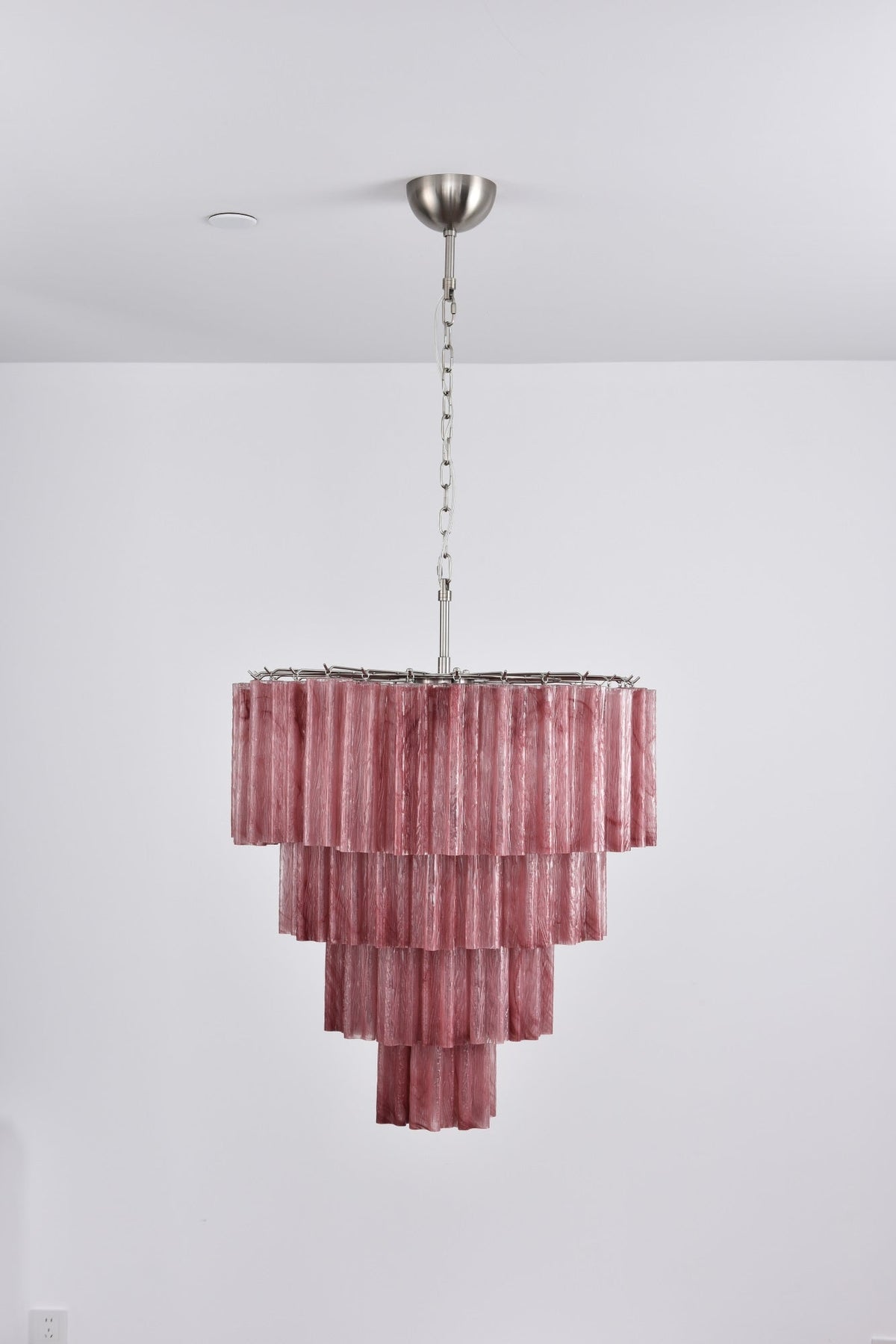 Velanora lampadario a Cascata in vetro Stratificato elegante vintage