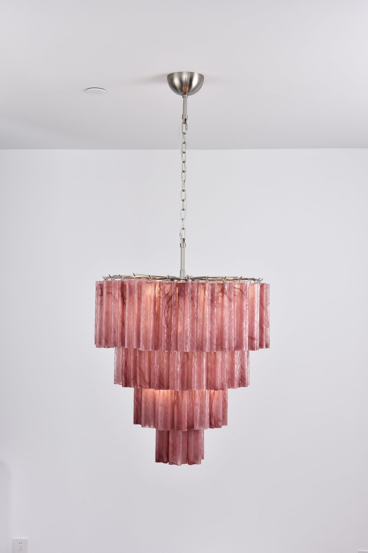 Velanora lampadario a Cascata in vetro Stratificato elegante vintage