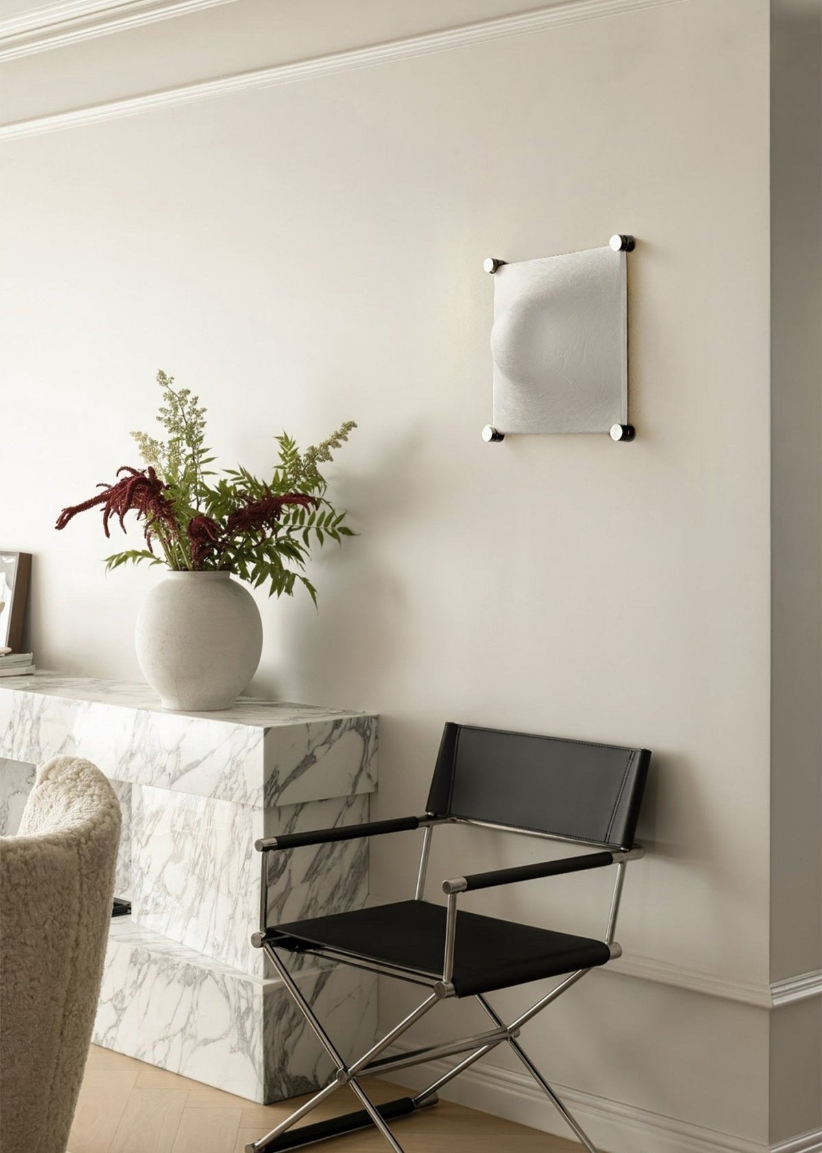 Panel Rustic Silk lampada da parete