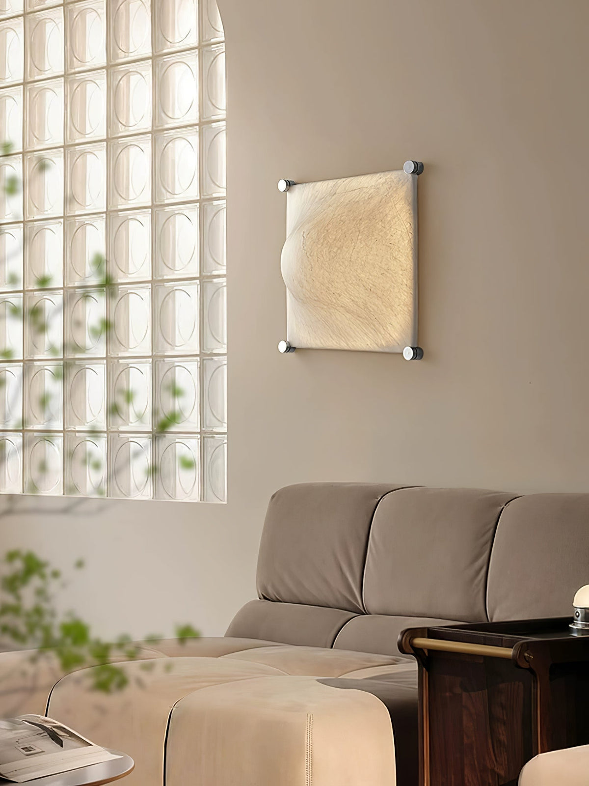 Panel Rustic Silk lampada da parete