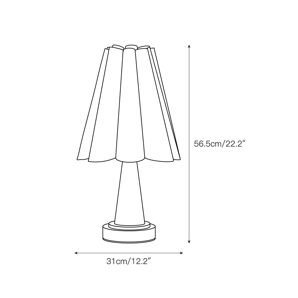 Orelorella lampada da tavolo
