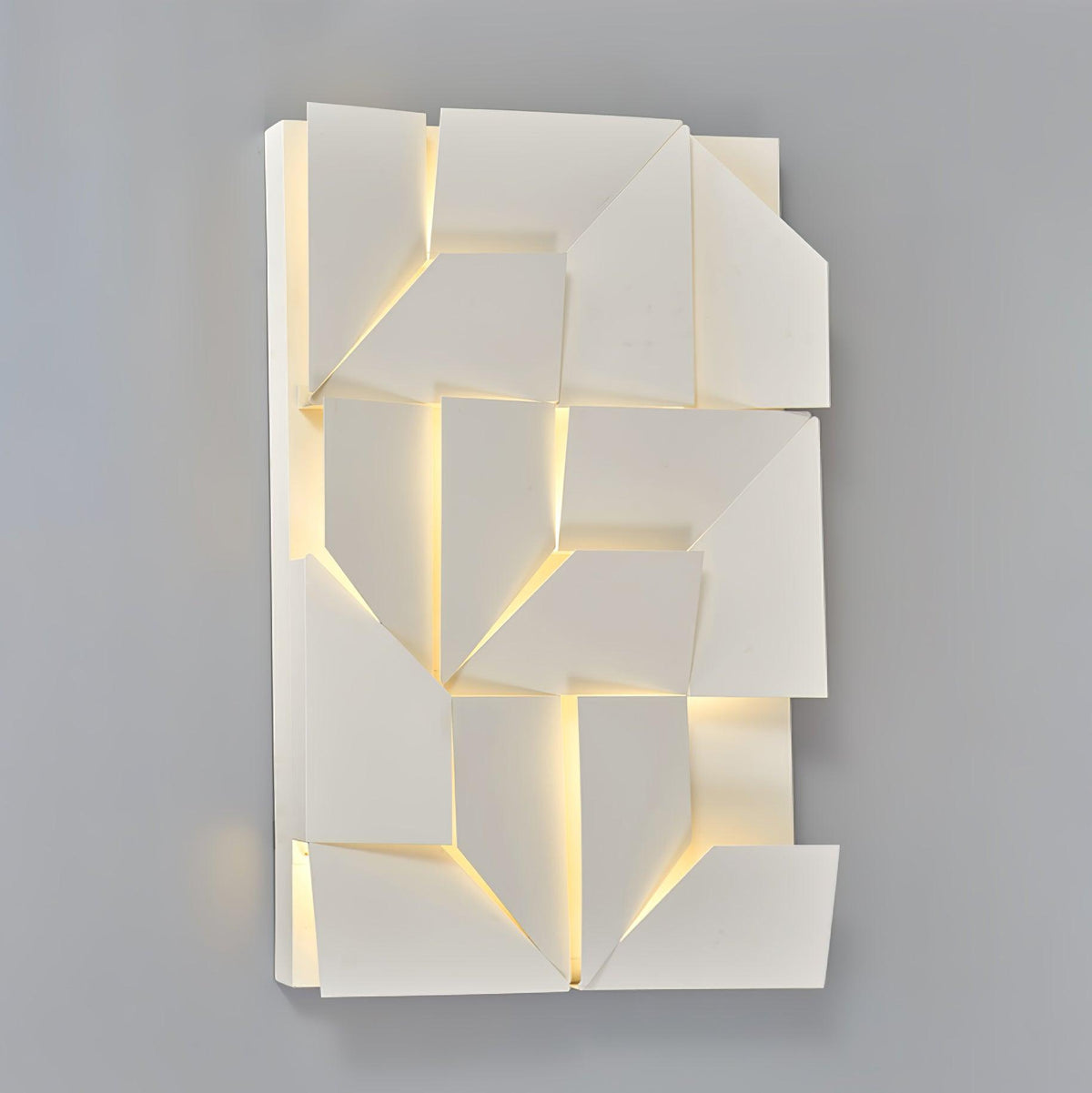 Applique Appliche 3D Pannelli geometrici a strati con luce artistica e regolazione tramite telecomando moderna